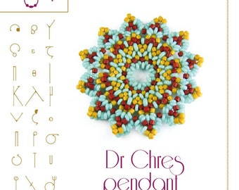 pendant tutorial / pattern Dr Chres pendant – PDF instruction for personal use only