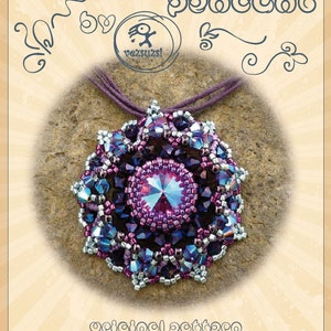 pendant tutorial / pattern Gracian pendant – PDF instruction for personal use only