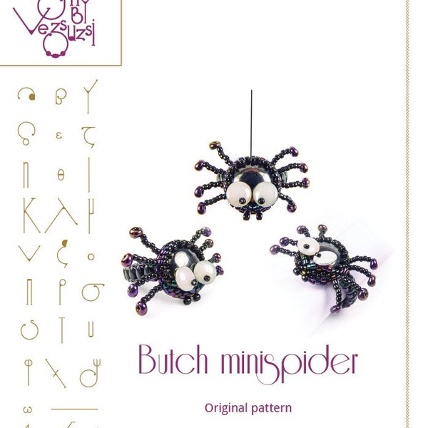 ring tutorial /ring Butch the spider PDF instruction for personal use only