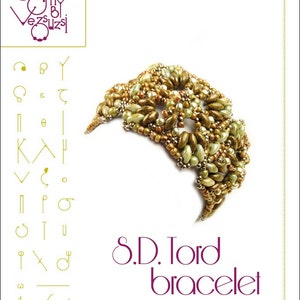 Friesen Muster Armband Anleitung / Muster S.D. Tord mit Superduo Perlen...PDF-Anleitung für den persönlichen Gebrauch