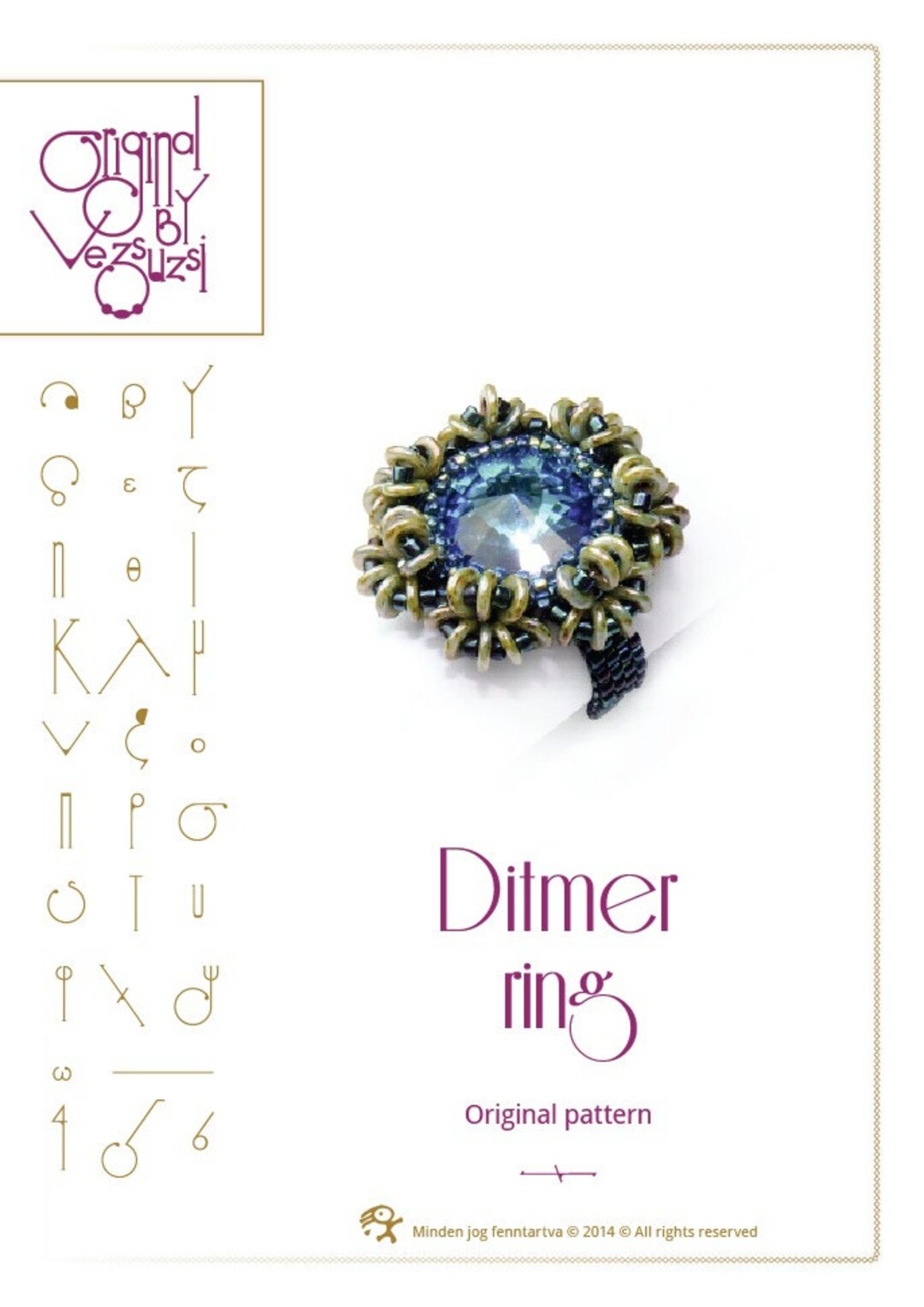 Ring Tutorial / Pattern Ditmer Ring-pdf Instruction for Personal Use ...