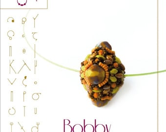 Jewelry pattern Bobby -Beaded Bead Pattern  - PDF instruction for personal use only