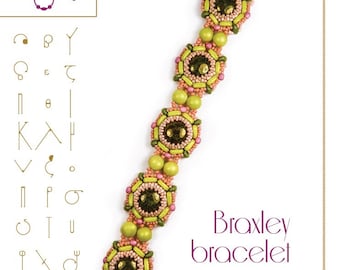 Bracelet tutorial / pattern Braxley bracelet – PDF instruction for personal use only