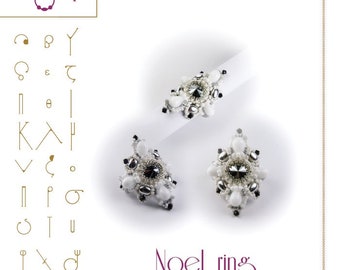 Ring tutorial / pattern Noel  ring – PDF instruction for personal use only