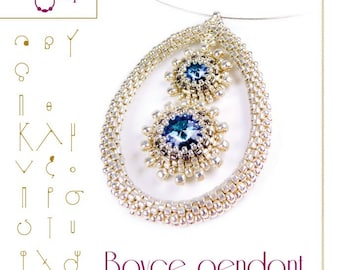 Pendant tutorial / pattern Boyce pendant – PDF instruction for personal use only