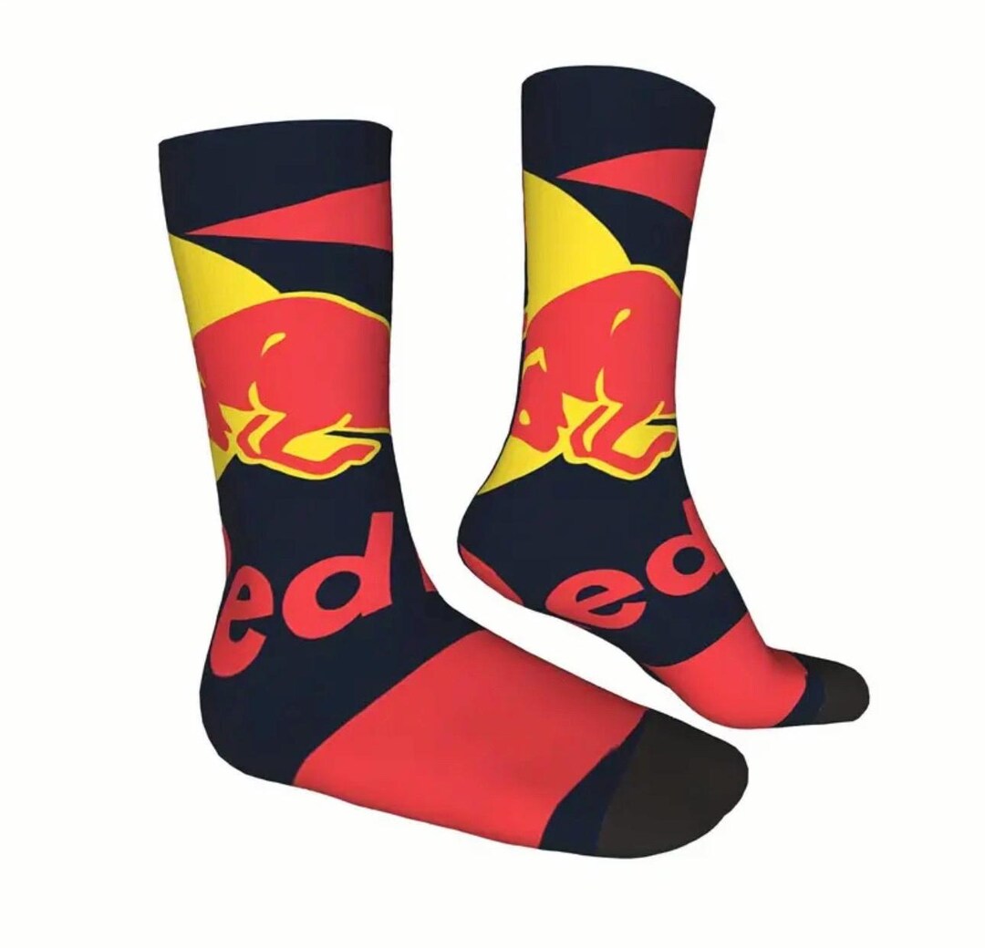 Red Bull Style Motorsport Racing Socks - Etsy