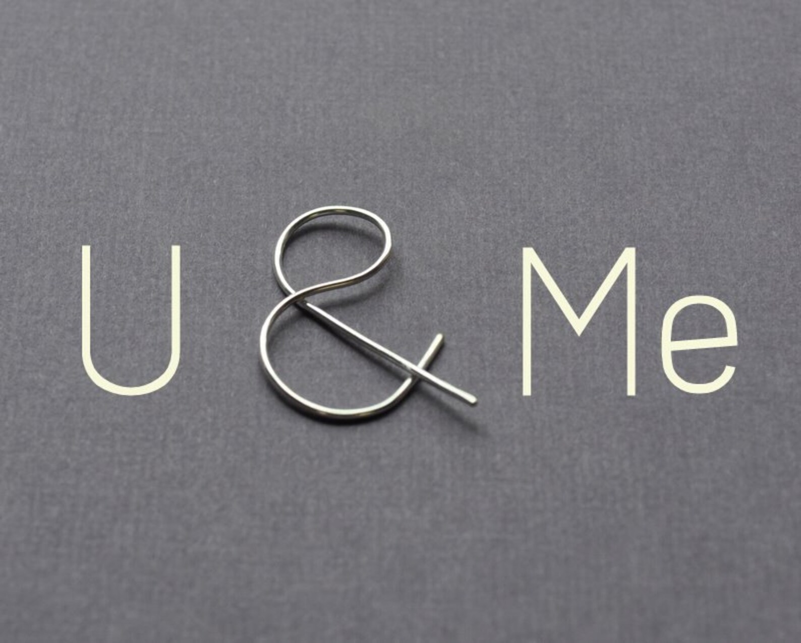 Earrings. Punctuation Collection. Ampersand. AND. Spelling Etsy