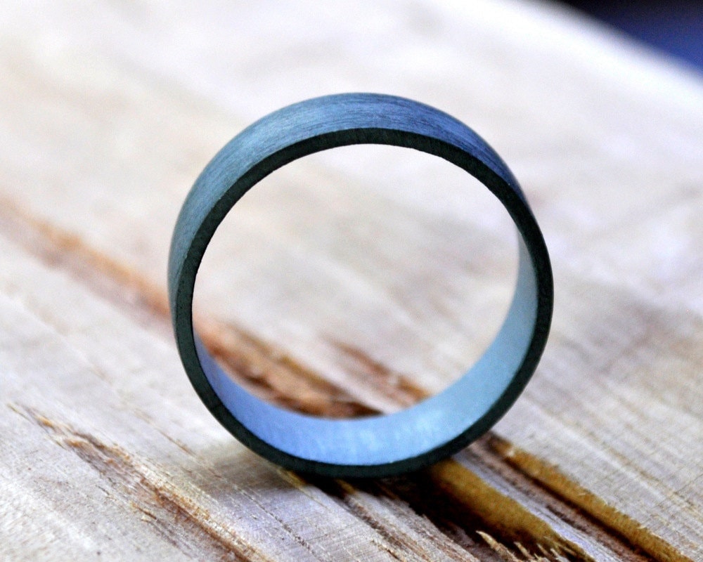Men s Oxidized Sterling Silver Ring. oxidised Black Grey Wedding