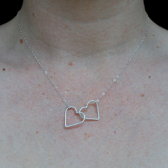 Mother Daughter Entwined Heart Necklace – Hidden Forever