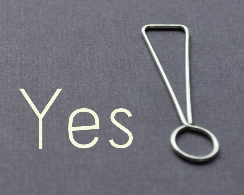 Earrings. Punctuation Collection. Exclamation Mark. Writer Etsy