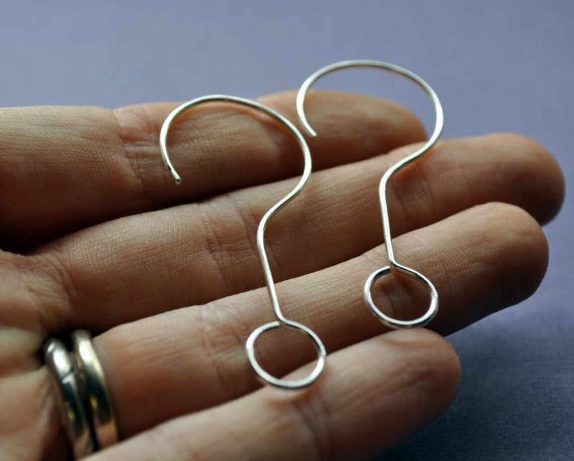 Earrings. Punctuation Collection. Question Mark. Spelling Etsy