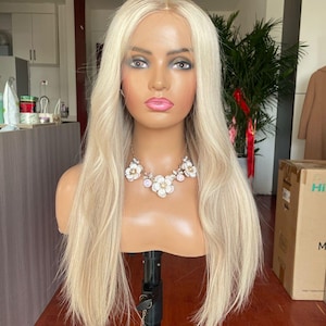 Blonde Balayage Light Root Melting Root Smudge Human Hair Lace Front Wig |  Balayage Wavy Wig | Glueless 11x5.5 | Luxe European Hair Wig