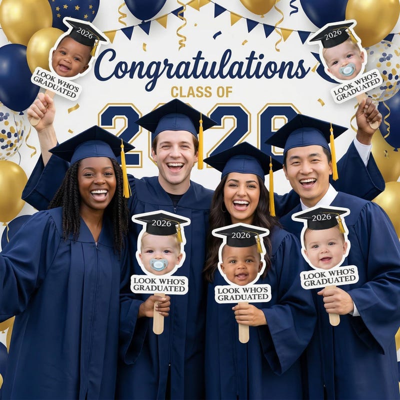 Look Whos Graduated Sign - Etsy