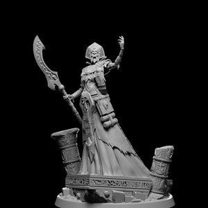 Pharaoh Lich | Undead | 32mm miniature | plant-based resin | Dungeon and Dragons | RPG | Tabletop Games