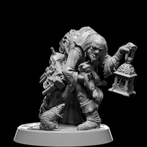 Darach, Hunchback | 32mm miniature | plant-based resin | Dungeon and Dragons | RPG | Tabletop Games