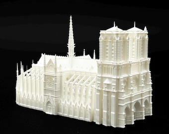 Notre-Dame Cathedral Paris | Historic Landmark | Monument | World Heritage | Gothic Architecture | 3D Printed Home Decoration |