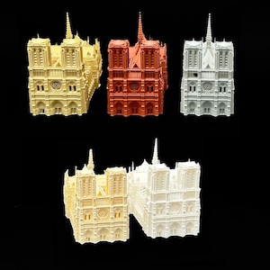 Notre-Dame Cathedral Paris | Historic Landmark | Monument | World Heritage | Gothic Architecture | 3D Printed Home Decoration |