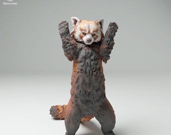 Red Panda | UNPAINTED | plant-based resin 3d print | Nature | Wild Life | Display Piece | Sculpture | Miniatures
