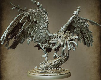 Verlassenes Aas | 32 mm und mehr Schuppen | pflanzliches weißes Harz 3D Druck | Dungeon and Dragons | Tabletop und Wargame Miniaturen