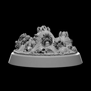 Enjambre de arañas / miniatura de 32 mm / resina vegetal / Dungeon and Dragons / RPG / Juegos de mesa