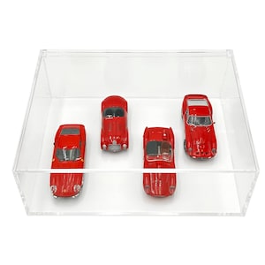 Display box 248x88x188mm | Plexiglass | Trasparent | Clear | Display for miniatures, figures, small objects, toys, figurines