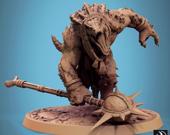 Saurus Scar-Veteran on Aggradon / Vétéran Scarifié Saurus - Seraphon