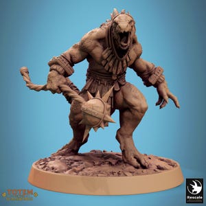 Lizardman Elite Warfang | 32mm and more scales | plant-based 3d print | Dungeon and Dragons | Tabletop and Wargame Miniatures