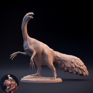 Therizinosaurus | Dinosaur | 32mm and more scales | plant-based resin 3d print | Nature | Wild Life | Display Piece | Miniatures