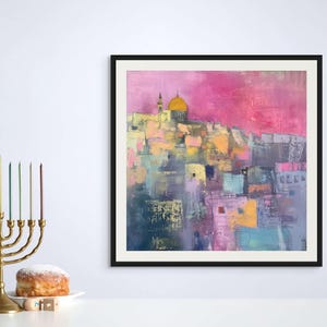Modern Jewish Art | Abstract Jerusalem (3)