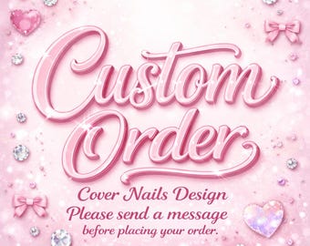 Ongles à presser faits main personnalisés - Ensemble d'ongles personnalisés - Design d'ongles