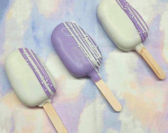 Customizable Colors Cakesicles, Custom Cake Pops, Baby Shower Wedding Dessert Table, Dipped Treats