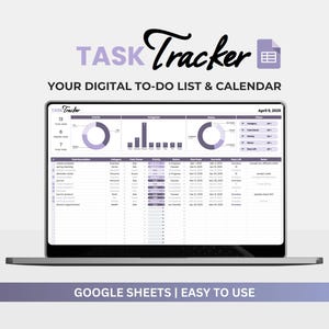 Google Sheets Aufgaben-Tracker - To-Do-Liste - Aufgaben-Manager - Checkliste Tabelle - Automatisierter Kalender