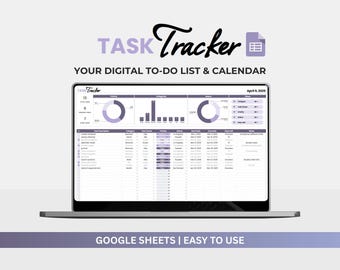 Googleスプレッドシートのタスクトラッカー - To-Doリスト - タスクマネージャー - チェックリストスプレッドシート - 自動カレンダー