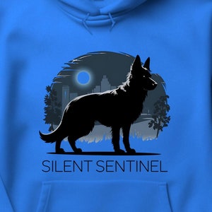 German Shepherd Hoodie - Silent Sentinel - Watching My Every Step - Gift for him or her - Cozy Unisex Pullover Hoody - GSD Dog Lover Gifts