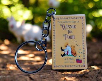 Custom Mini Book Keychain