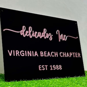 Rectangular 3D Business Logo Sign | Custom 3D Acrylic Business Sign | Custom Acrylic Logo Sign | 3D Acrylic Sign | Acrylic Business Signage