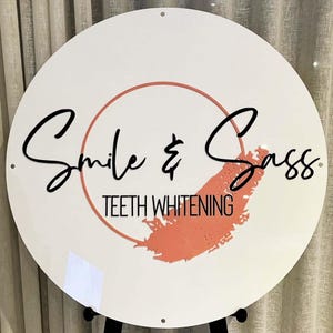 Custom Round Acrylic Logo Sign | Custom 3D Acrylic Business Sign | Round Business Logo Sign | Acrylic Business Signage | 3D Acrylic Sign