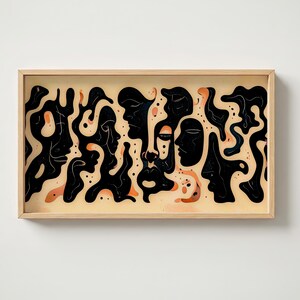 Samsung Frame TV Art - Abstract Wall Art - Boho Wall Art - Unique Wall Art - Digital Download - Modern Decor - Room Decor - Original Art