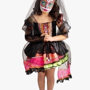 Day of the Dead Catrina Costume - Halloween or festival Outfit - Catrina dress - Skeleton costume -Halloween - Halloween dress - Day of dead