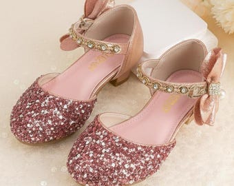 Pink Glitter Princess Shoes for Girls | Party & Dress Up