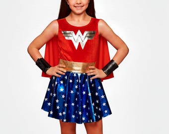 Wonder Girl Costume: Handmade Superhero Dress-Up for Girls