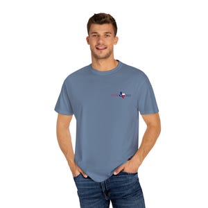 Texas Strong Garment-Dyed T-shirt, Casual Tee for Texans, Gift for Texas Pride, Unisex Texas Apparel, Perfect for Independence Day