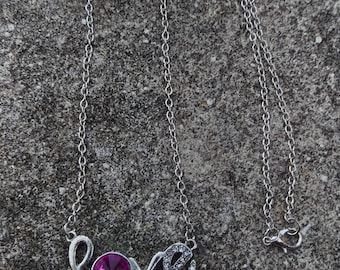 Silver Love Necklace