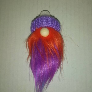 Purple Knitted Cap Wine Cork Magnet