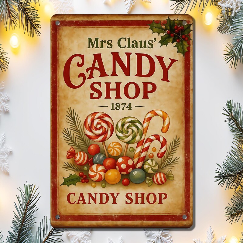 Old Rustic Closed Sign Candy Business Sign Made - Etsy