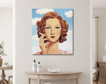 ルネ・マグリットの『人の子』、ポストカードのタコ版パロディ - Etsy 日本