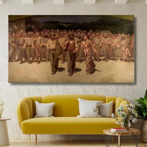 Giuseppe Pellizza Da Volpedo: il Quarto Stato Paintig Poster, Giuseppe Pellizza Wall Art, Giuseppe Pellizza Canvas, Giuseppe Pellizza poster