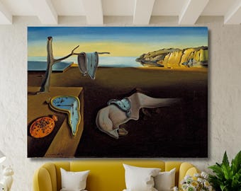 サルバドール・ダリ、記憶の固執の崩壊、複製キャンバスボックスアート