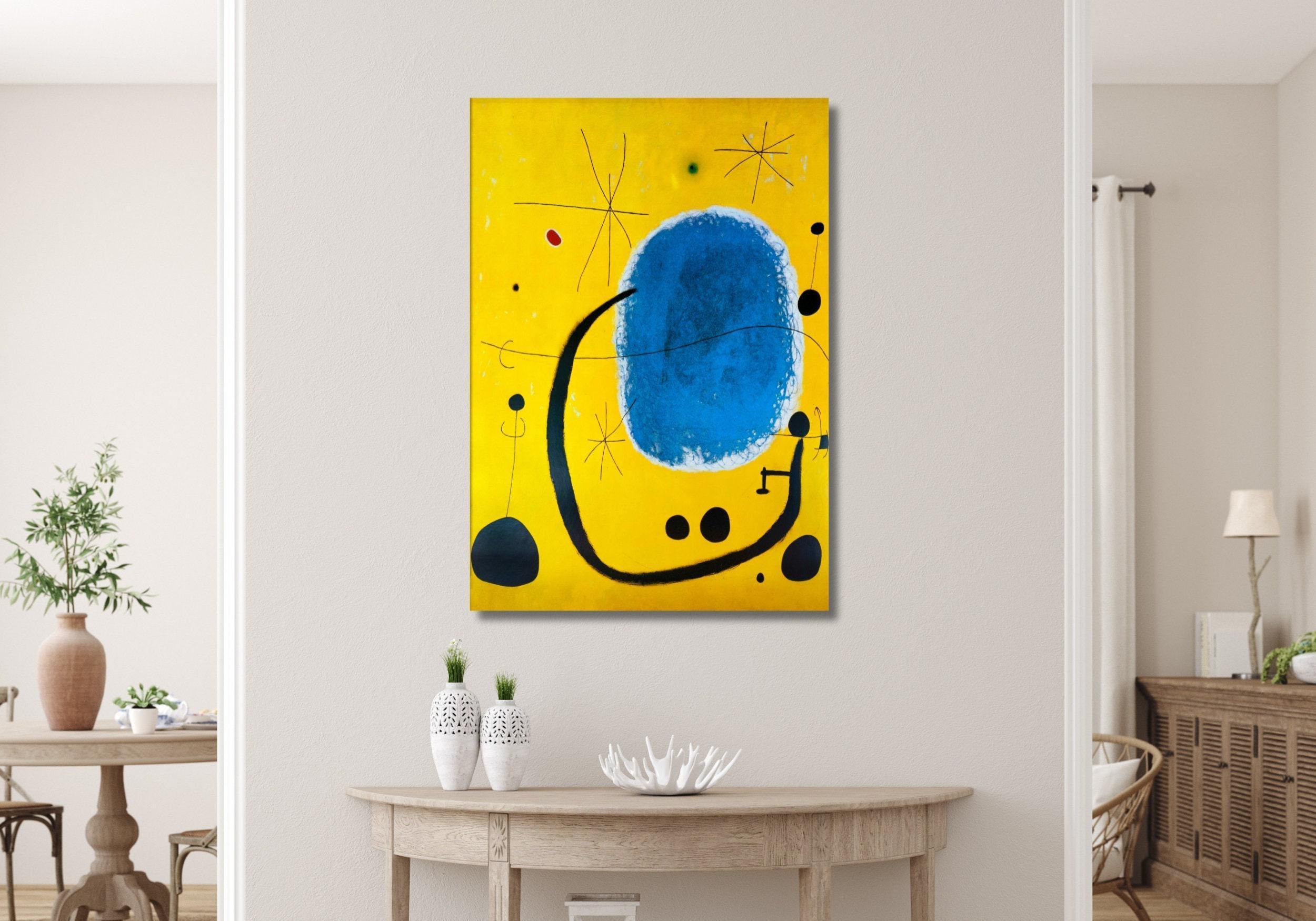 Joan Miro the Gold of the Azure Painting Print, Joan Miro