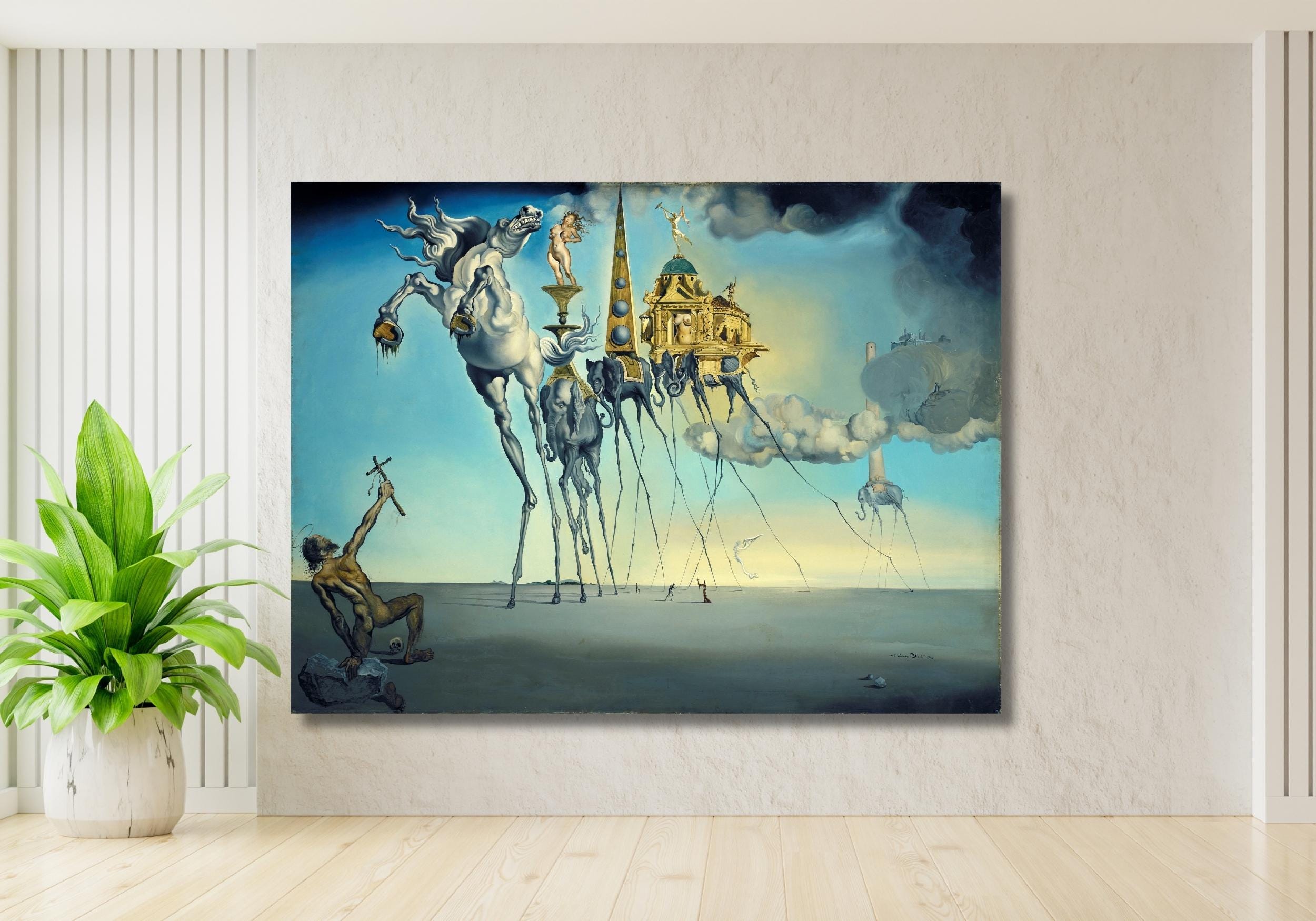 Salvador Dali Temptation of St Anthony Oil Paintings Prints